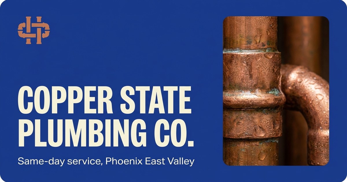 Copper State Plumbing Co. website
