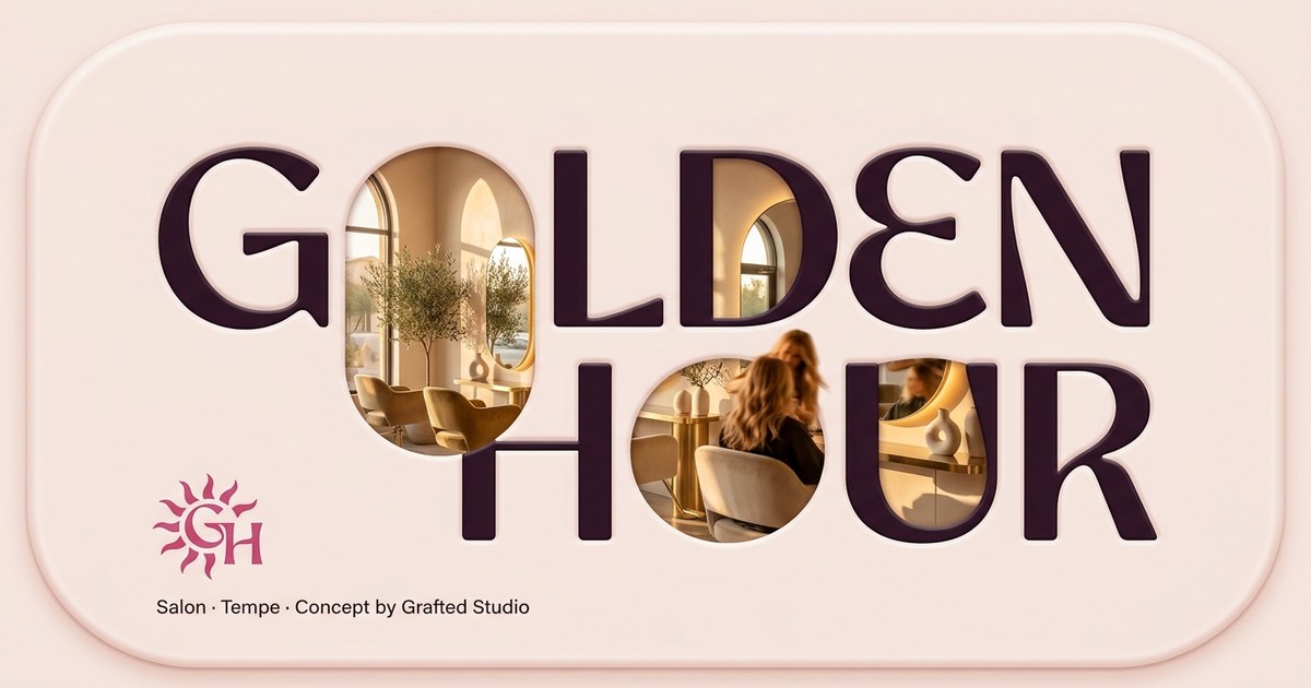 Golden Hour Salon website